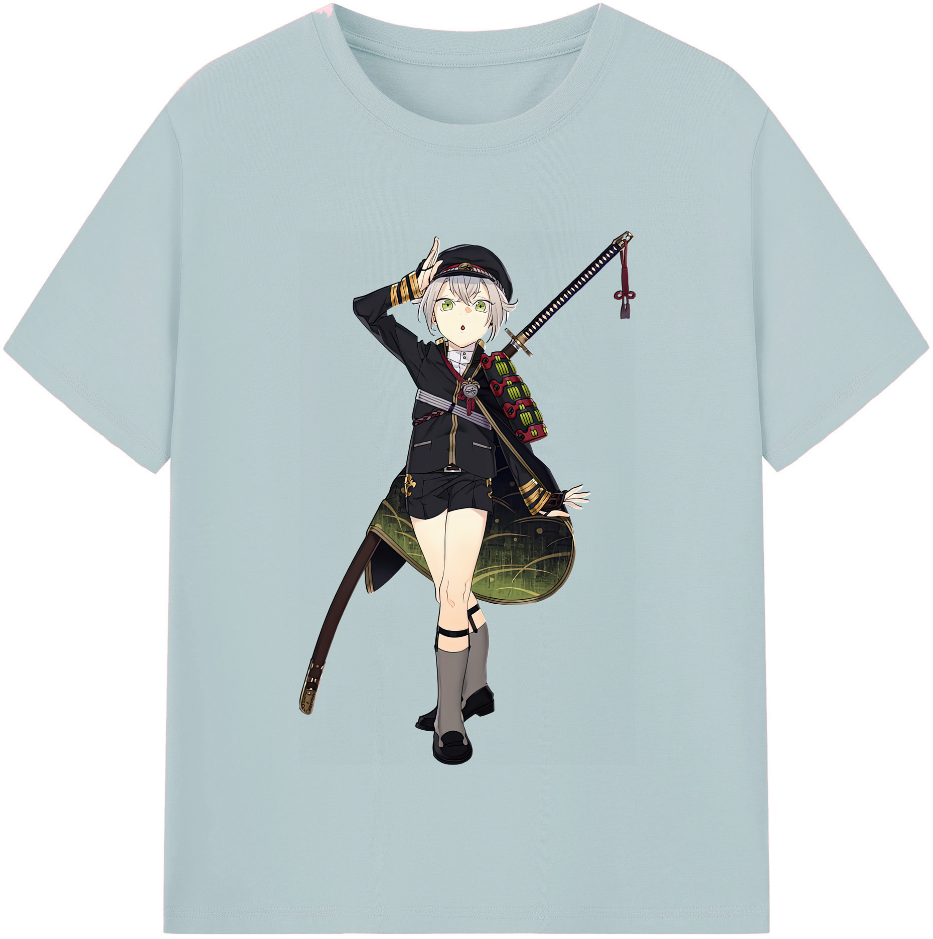 （画像用） 刀剣乱舞 Touken Ranbu 綿100％半袖Tシャツ（フロントプリント）